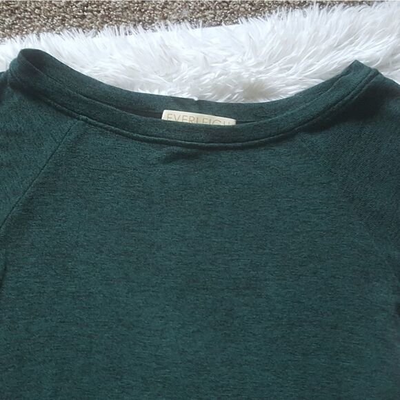 Everleigh Top Dark Green and Black Long Sleeve Size XS - Picture 7 of 9